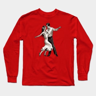 Couple Dancing Happy Vibe Long Sleeve T-Shirt